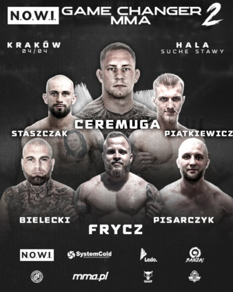 Oficjalny plakat GC MMA 2 — debiut Bieleckiego