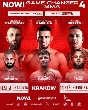 Oficjalny plakat GC MMA 4 — Kamil Bielecki KO vs Gredysa